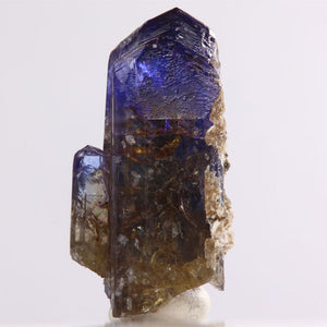 Unheated natural tanzanite crystal cluster