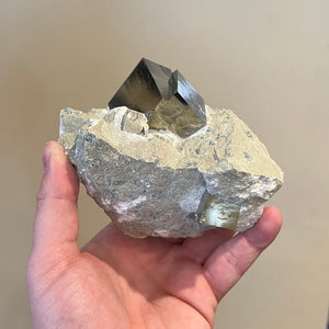 Raw Pyrite Crystal specimen