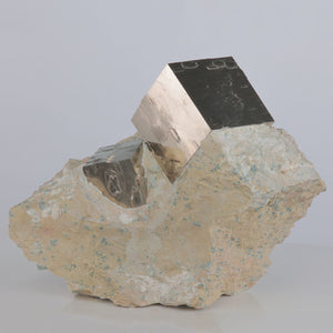 Pyrite Cubes on Matrix Navajun Spain