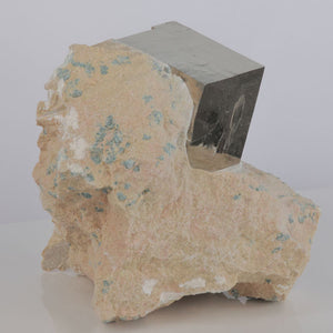 Raw Pyrite Crystal Specimen on Matrix Merl
