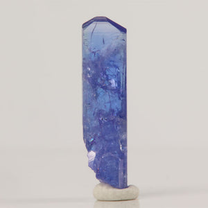 tall narrow tanzanite crystal