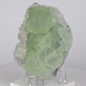 298g Fluorite From China With Quartz And Calcite