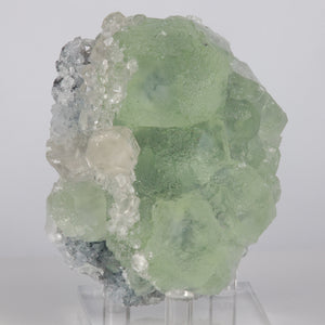 298g Fluorite From China With Quartz And Calcite