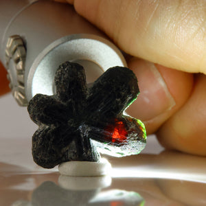 Back Lit alexandrite Crystal red