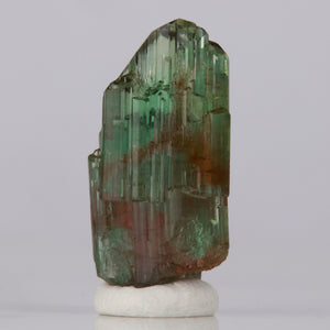 Green and Pink tourmaline crystal brazil