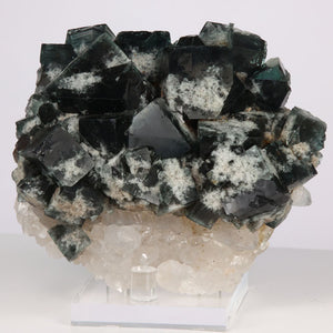 milky way pocket fluorite england with quartz
