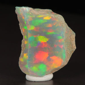 Dark base eithopian opal rough hydrophane