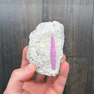 Pink Ruby Crystal Mineral Specimen Tanzania