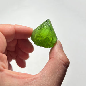 Green Peridot Crystal from Pakistan