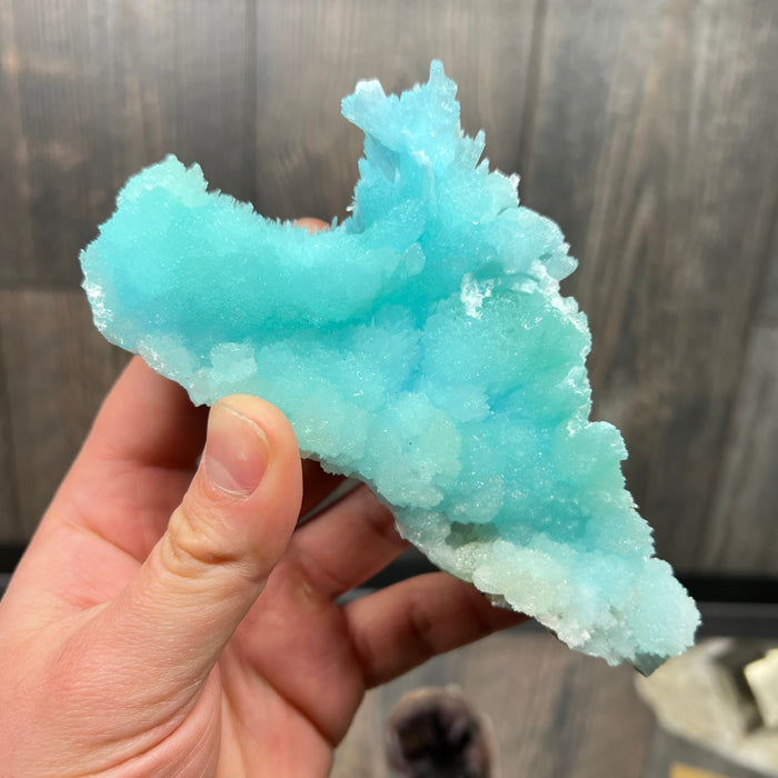 Blue Aragonite from China
