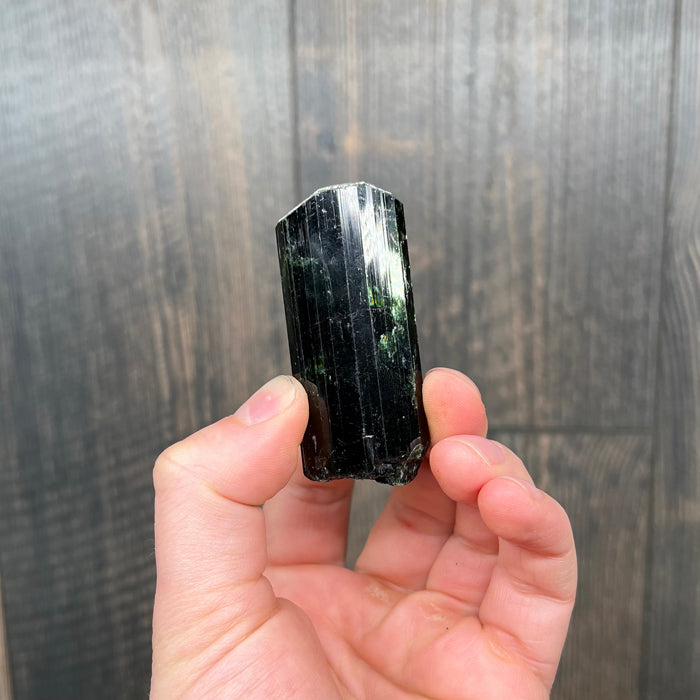 Hornblende crystal from Tanzania