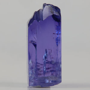 Deep blue violet tanzanite crystal Mererani Tanzania gemmy specimen