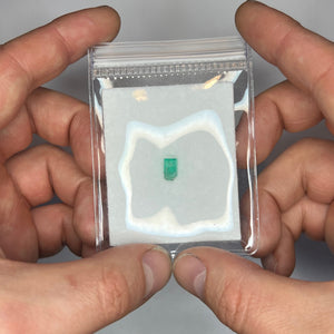 Natural Emerald Crystal Chivor Mine Colombia