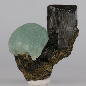 Prehnite epidote mineral specimen