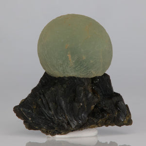 Green Raw Prehnite and epidote crystals