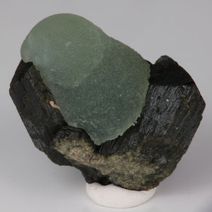 Mali Prehnite and epidote crystal specimen