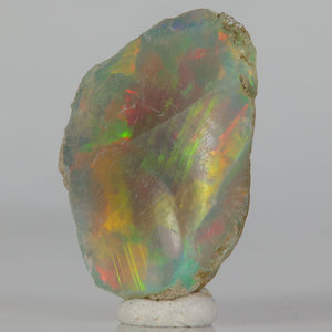 Solid Ethiopian opal rough minimal host rock