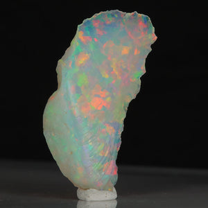 Ethiopian opal specimen Welo red green play of color