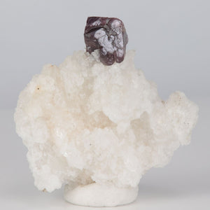 Raw natural mahenge spinel crystal on matrix