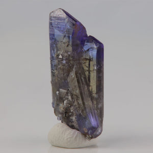 Raw natural tanzanite crystal
