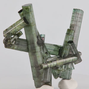 Green Tourmaline Crystal cluster from BRazil