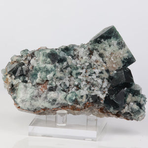 Green Fluorite mineral speicmen crystals