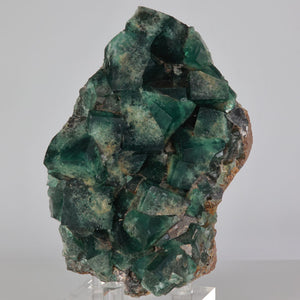 Color Change Greedy Hog Pocket Fluorite Crystal