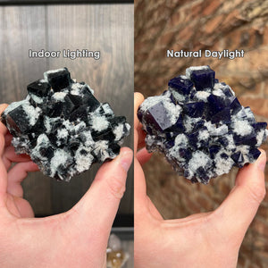 346g Daylight Fluorescent Fluorite from Supernova Pocket in England