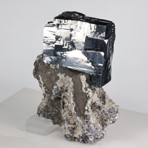 Galena Crystal on Host Rock