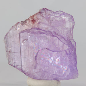 pink purple axinite crystal from tanzania