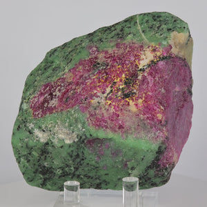 Natural ruby in Zoisite