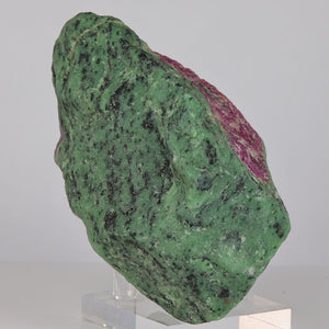 Raw Ruby in Green Zoisite