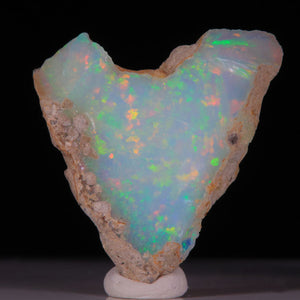 White base rough ethiopian opal