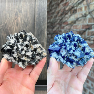 Daylight Fluorescent Fluorite Milky Way Pocket England