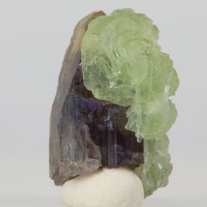 Tanzanite with prehnite