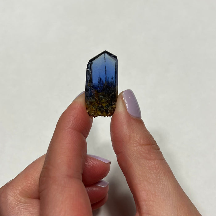 Blue Natural Unheated Tanzanite Crystal