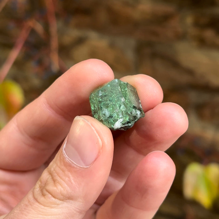 Mint Garnet crystal specimen from Tanzania