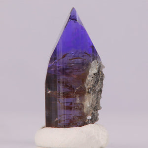 Deep Purple Tanzanite Crystal Specimen