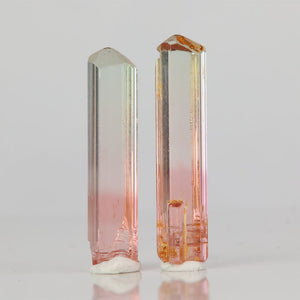 Natural Tourmaline Crystal Pair