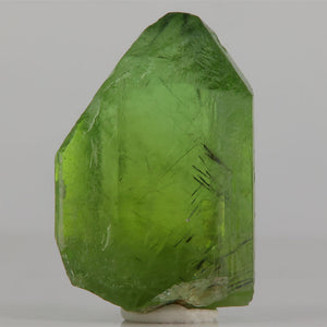 Gem quality peridot crystal green
