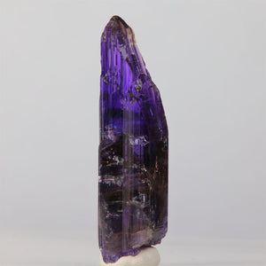 Deep color raw tanzanite crystal specimen