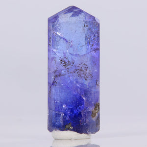 Raw blue violet tanzanite crystal