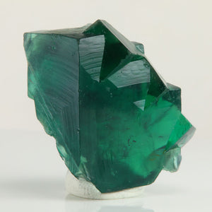 Deep Emerald Green Rogerley Fluorite Intergrown Crystals 34.36 Grams