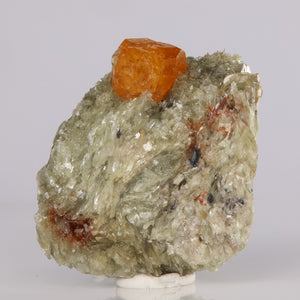 Orange Garnet in matrix tanzania