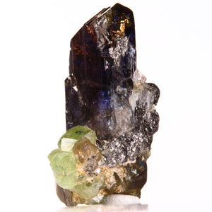 Tanzanite Crystal on matrix unheated raw mineral specimen