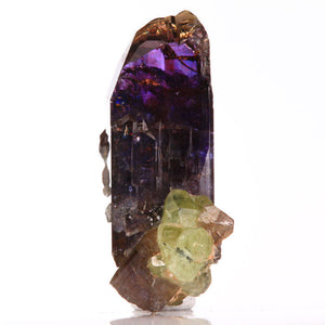 Tanzanite crystal with Green Diopside mineral speicmen