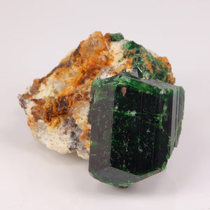 Dark Green Tourmaline Crystal Specimen
