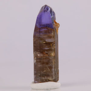 Gem Tanzanite Crystal Brown Purple