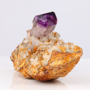 natural zimbabwe amethyst crystal scepter