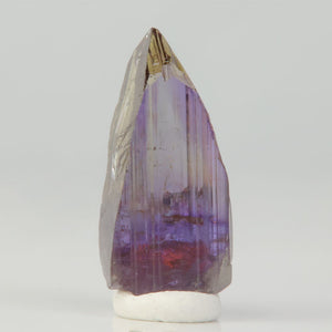 natural bi color tanzanite crystal from tanzania